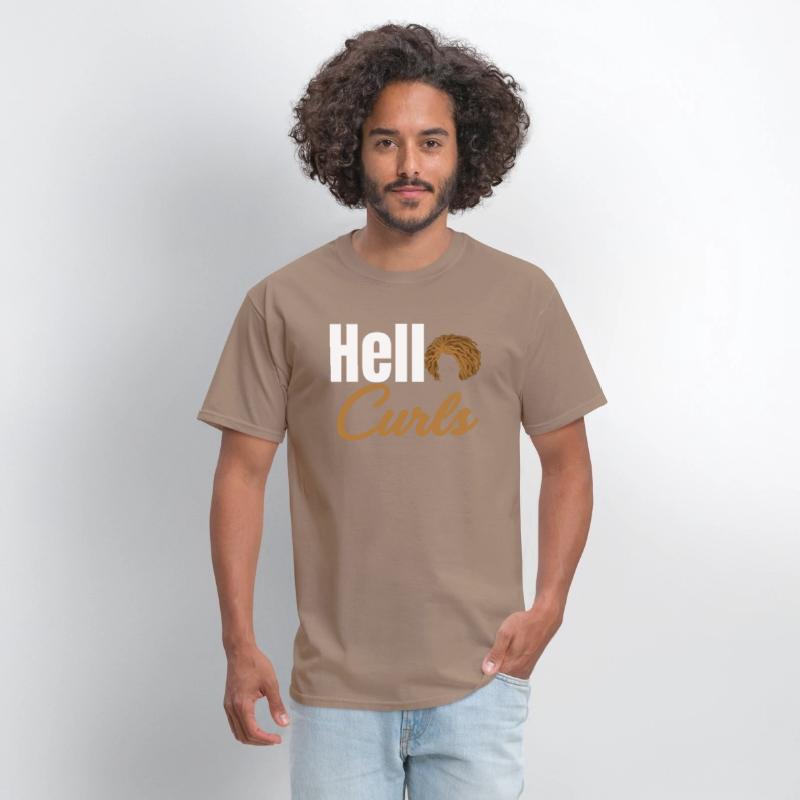 Hello Curls Funny Curly Hair Wavy Afro African