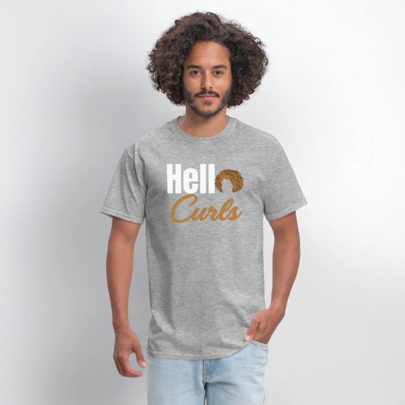 Hello Curls Funny Curly Hair Wavy Afro African