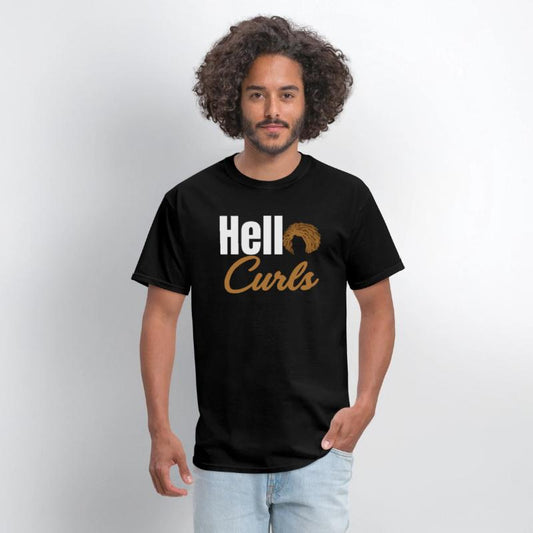 Hello Curls Funny Curly Hair Wavy Afro African
