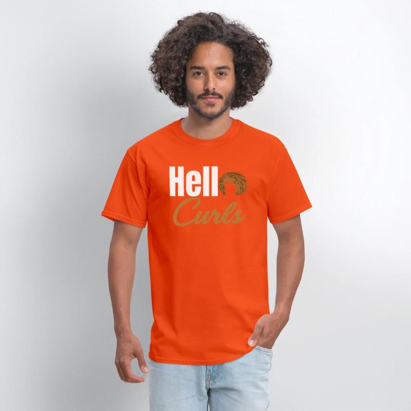 Hello Curls Funny Curly Hair Wavy Afro African