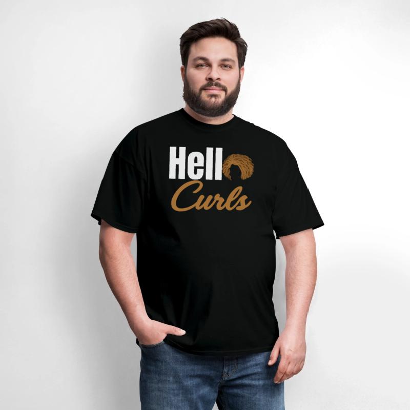 Hello Curls Funny Curly Hair Wavy Afro African