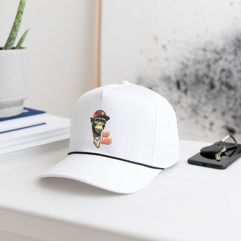 Hip hop monkey with rapper hat