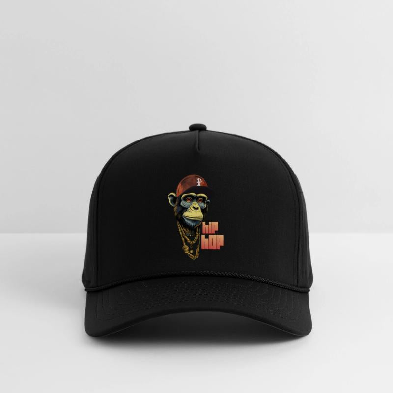 Hip hop monkey with rapper hat