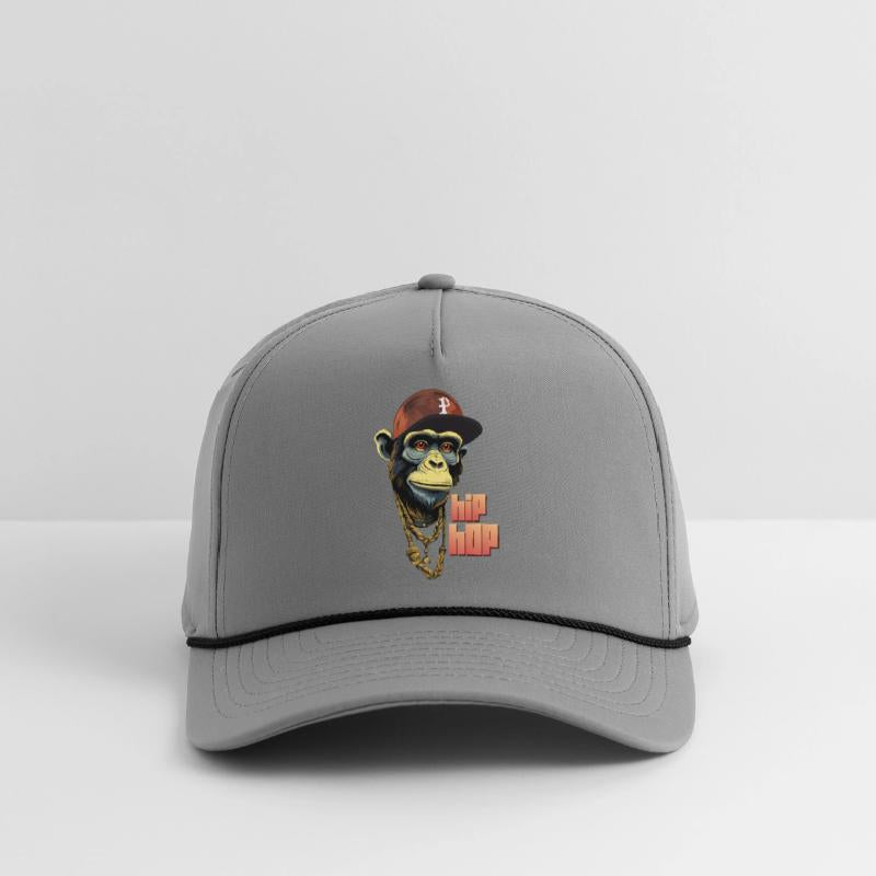 Hip hop monkey with rapper hat