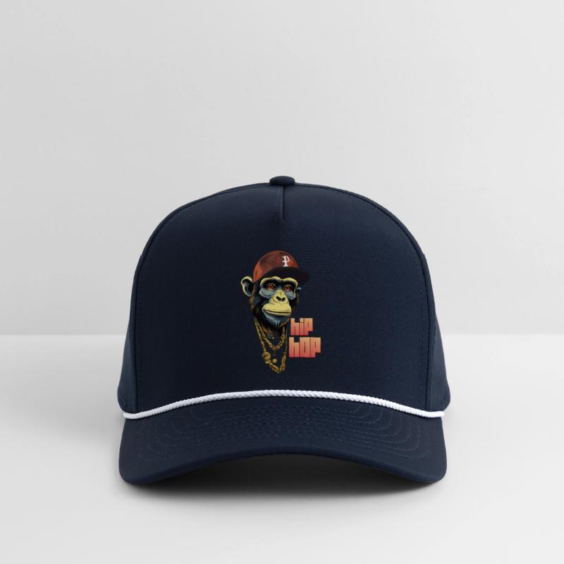 Hip hop monkey with rapper hat