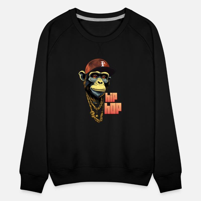 Hip hop monkey with rapper hat