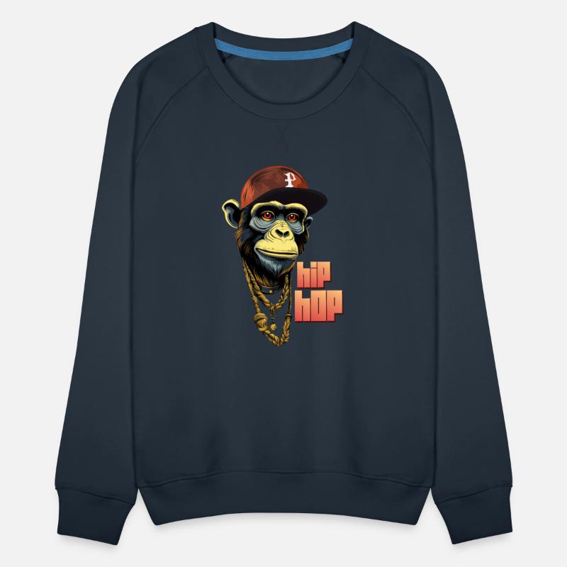 Hip hop monkey with rapper hat