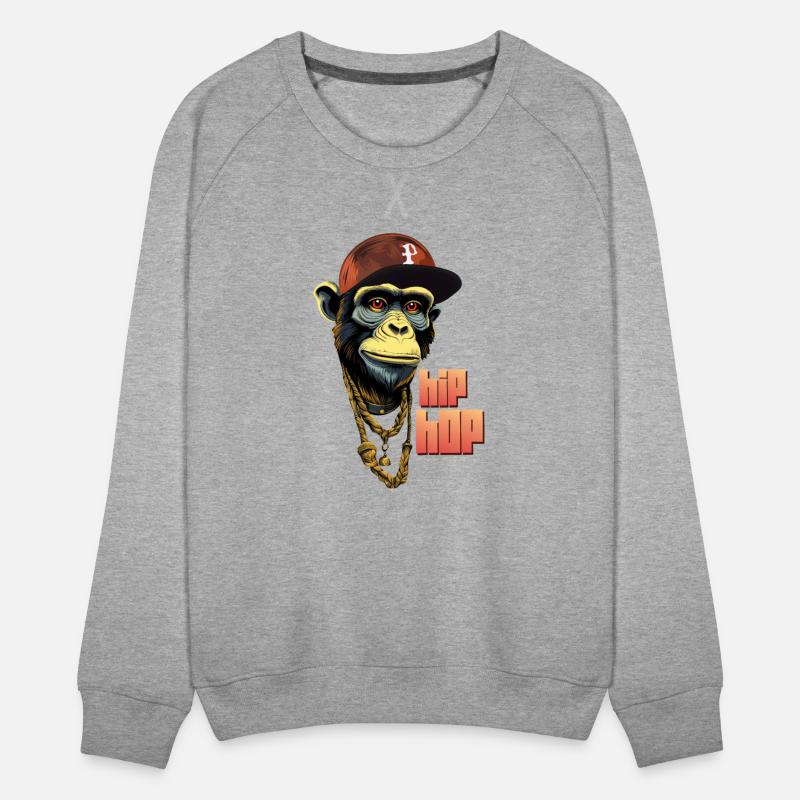 Hip hop monkey with rapper hat