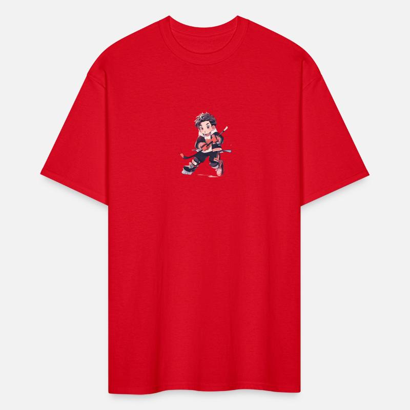 Hockey Anime Kawaii Ice Hockey Player Kids Boys