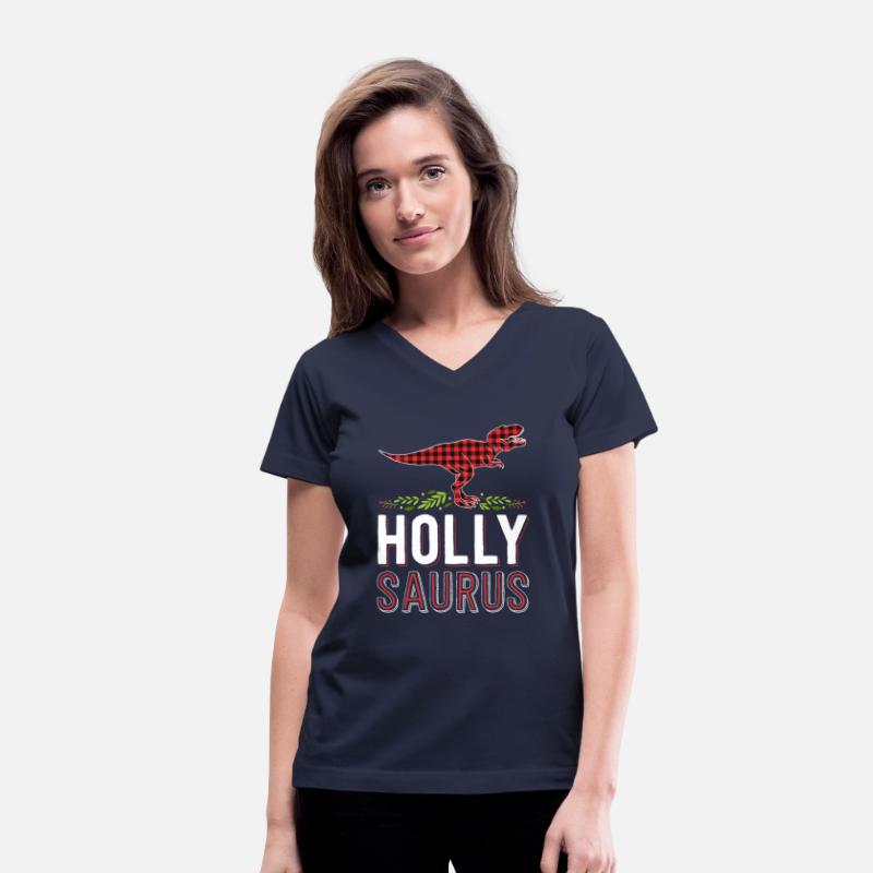 Holly Saurus T Rex Red Plaid Matching Family