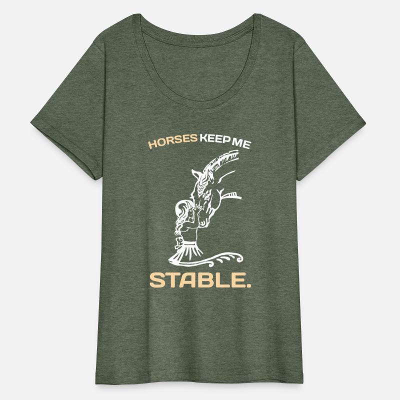 Horses Keep Me Stable Gifts fan