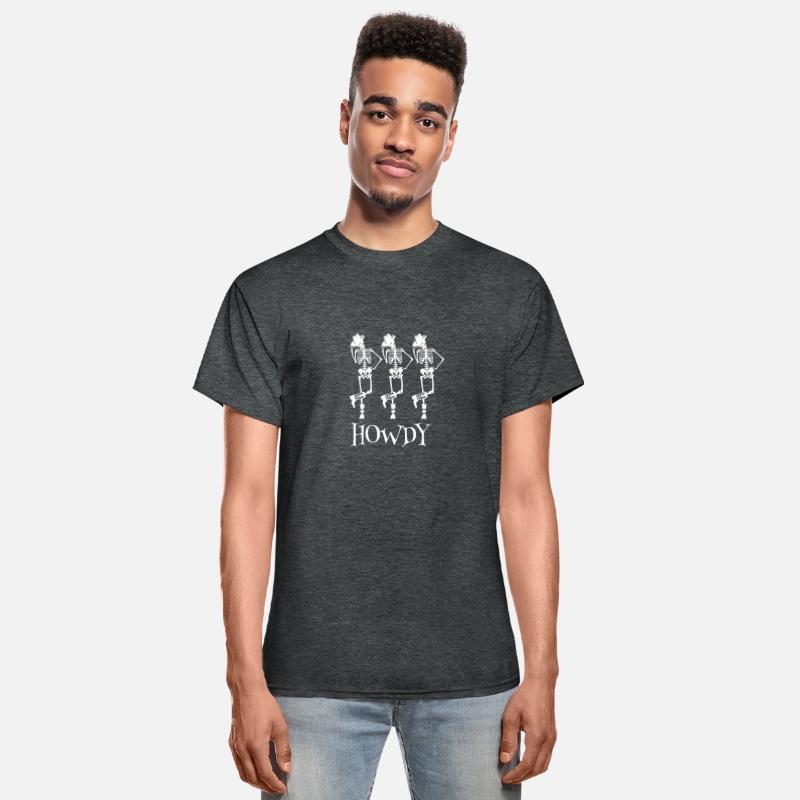 Howdy Cowboy Tee Skeleton Cowboy Tee Dancing