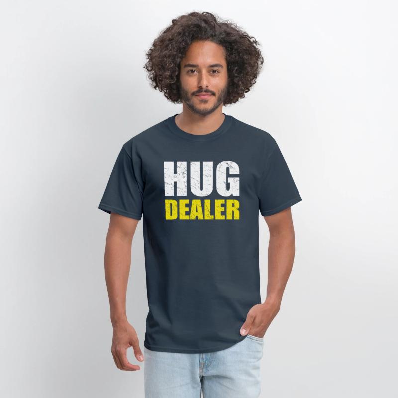 Hug Dealer Cool Grungy Text