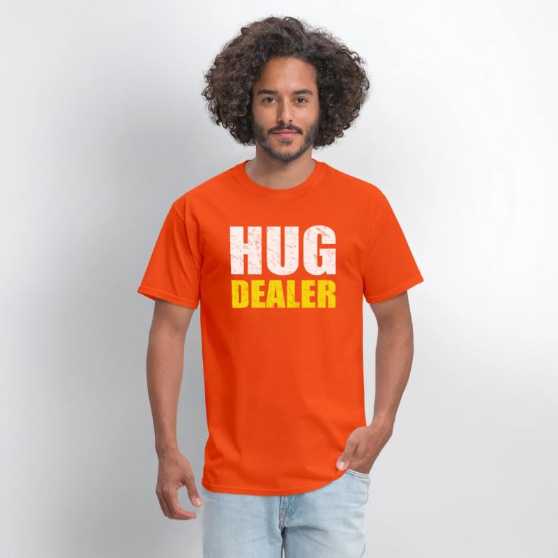 Hug Dealer Cool Grungy Text