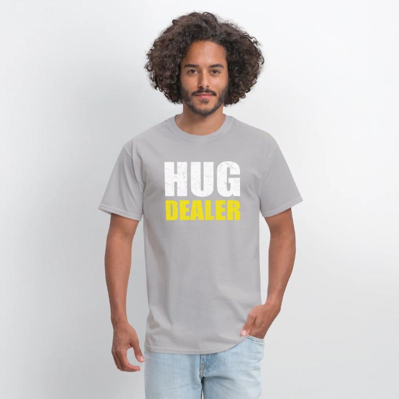 Hug Dealer Cool Grungy Text