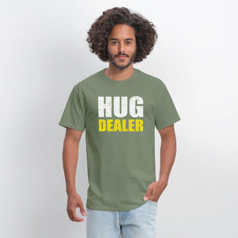Hug Dealer Cool Grungy Text