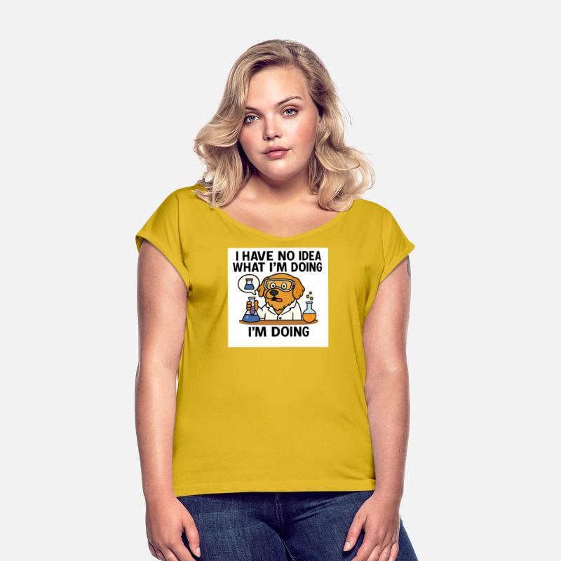 Humorous Scientist Dog Illustration