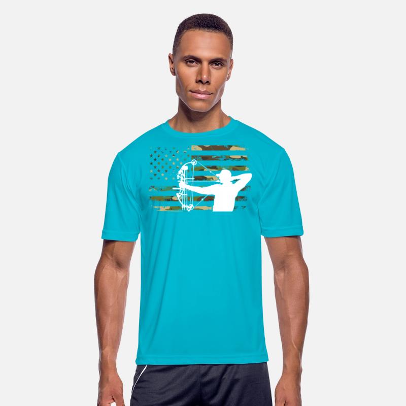 Hunting Archer American Flag