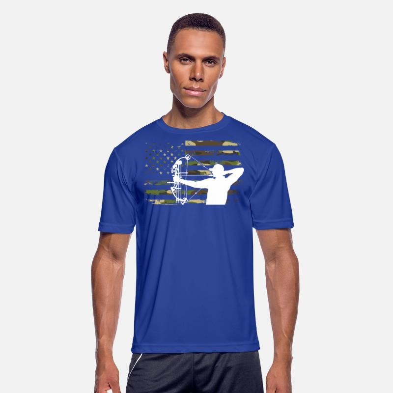 Hunting Archer American Flag