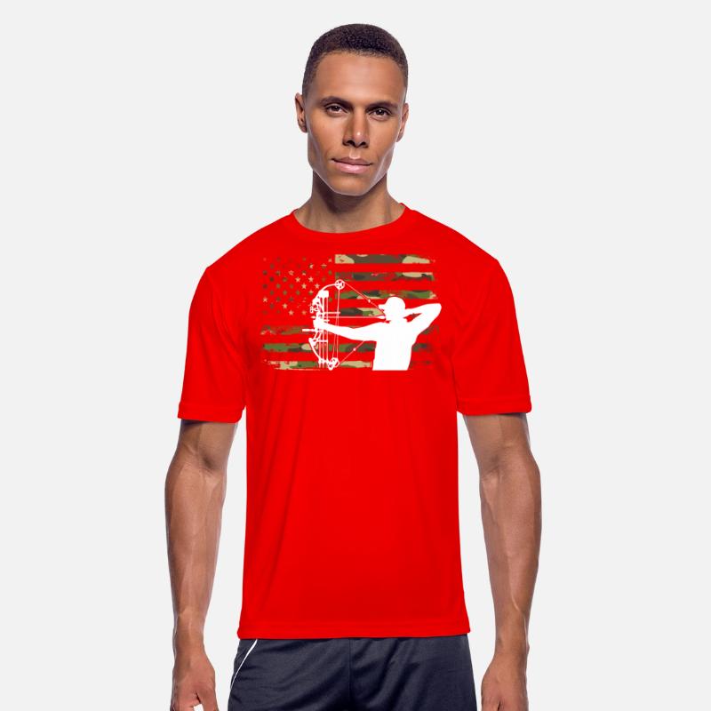 Hunting Archer American Flag