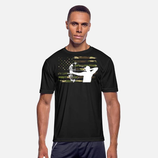 Hunting Archer American Flag