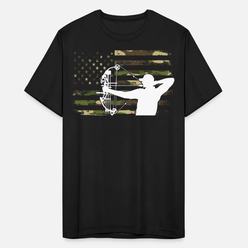 Hunting Archer American Flag