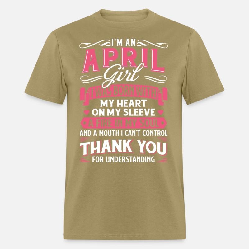 I am an april girl I was born with my heart on my