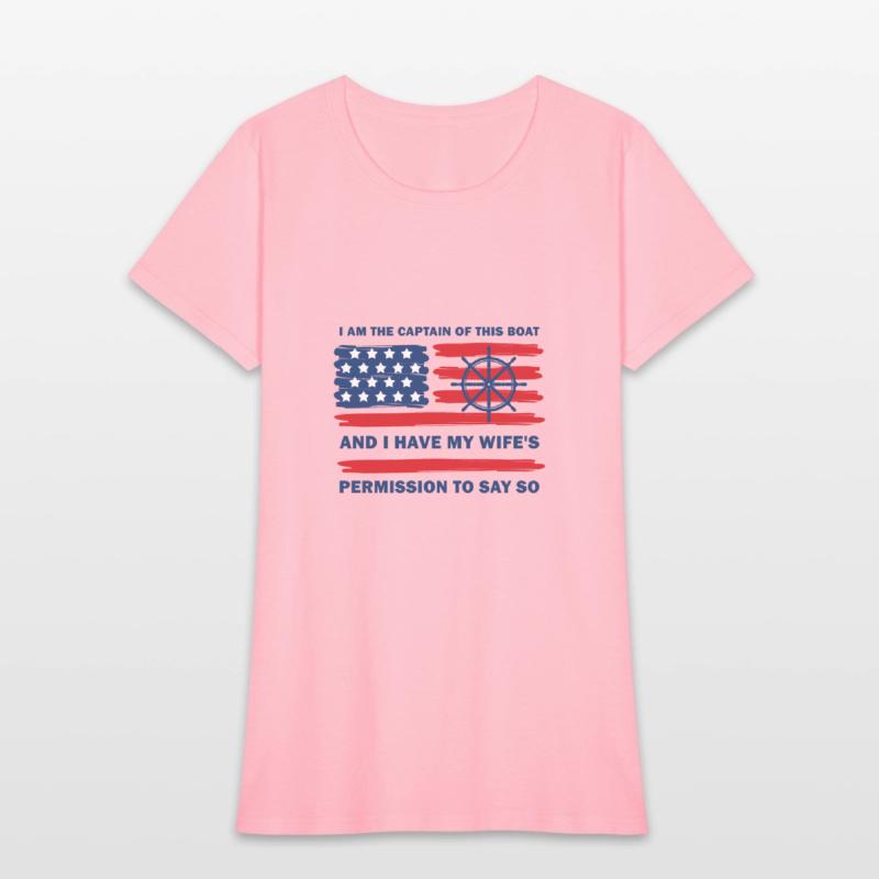 I Am The Captain of this Boat - Funny Pontoon