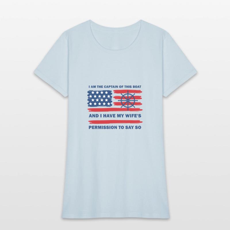 I Am The Captain of this Boat - Funny Pontoon