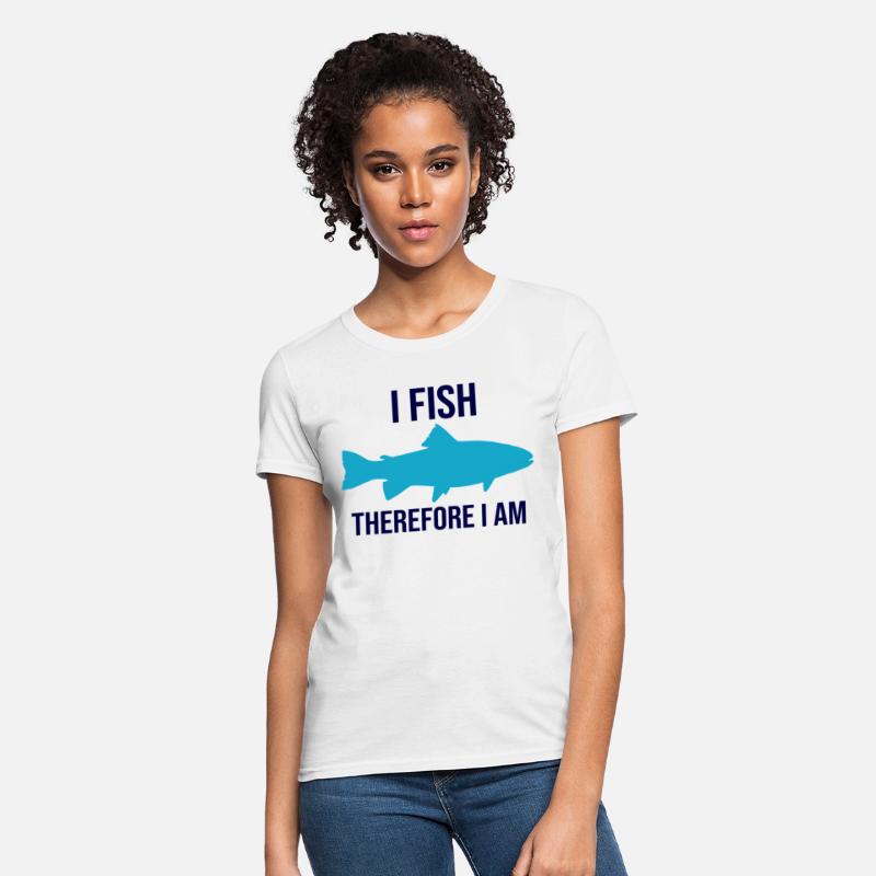 I Fish Therefore I Am Fisherman Angler Sportfishin