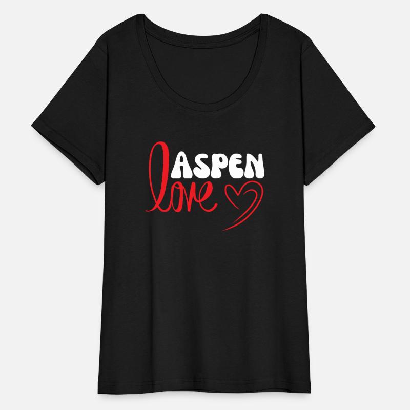 I Love Aspen. I Heart Aspen. Red Heart Valentine's