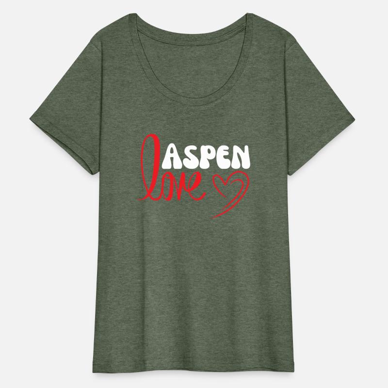 I Love Aspen. I Heart Aspen. Red Heart Valentine's