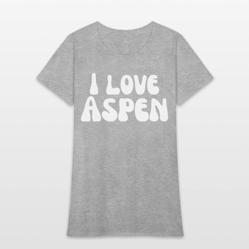 I Love Aspen. I Heart Aspen. Red Heart Valentine's