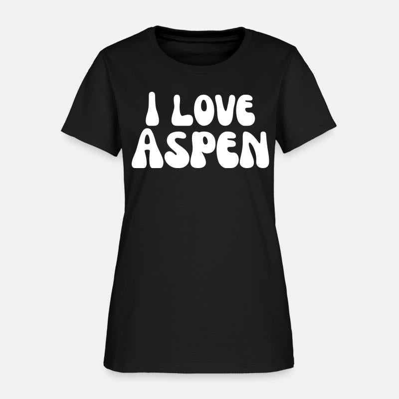 I Love Aspen. I Heart Aspen. Red Heart Valentine's