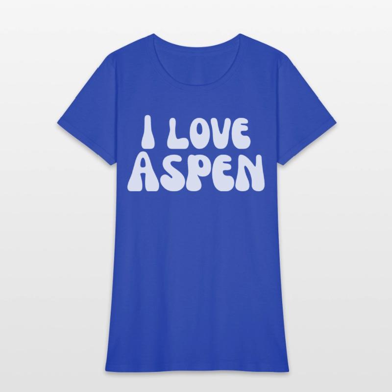 I Love Aspen. I Heart Aspen. Red Heart Valentine's