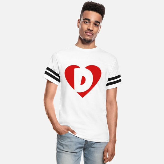 I love D - Heart D - Letter D