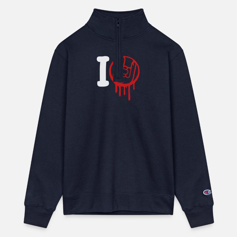 I Love Heavy Metal Hard Rock Music Graffiti Heart