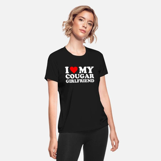 I Love My Cougar Girlfriend shirt I Heart