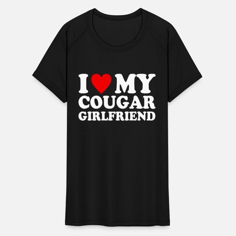 I Love My Cougar Girlfriend shirt I Heart