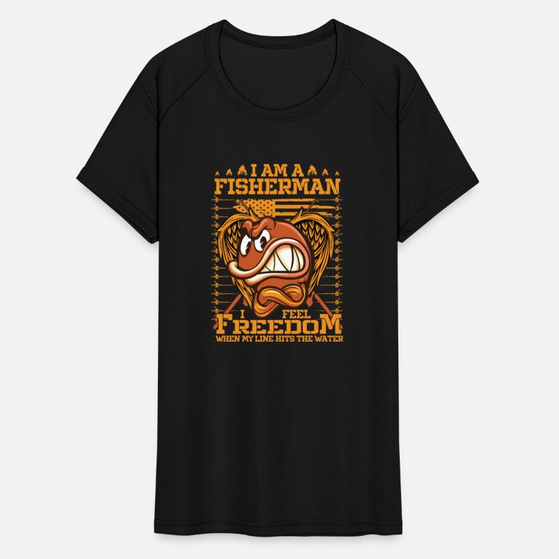 I m a fisherman i feel freedom funny shirt