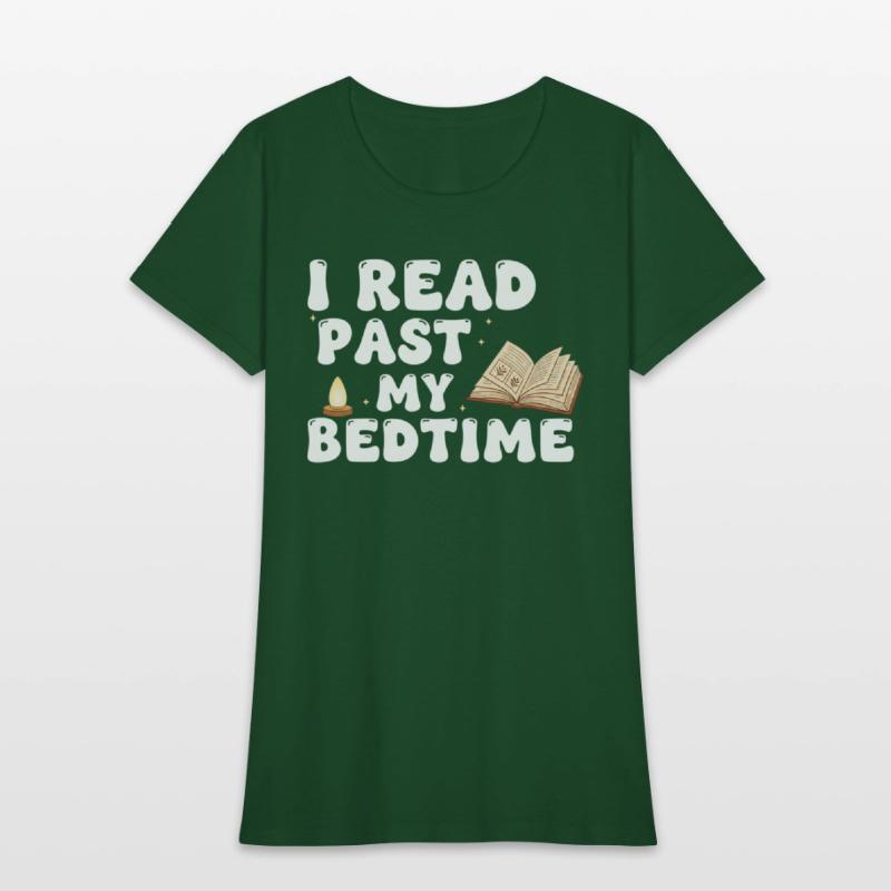 I Read Past My Bedtime Book Lover Shirt