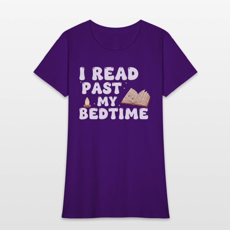I Read Past My Bedtime Book Lover Shirt