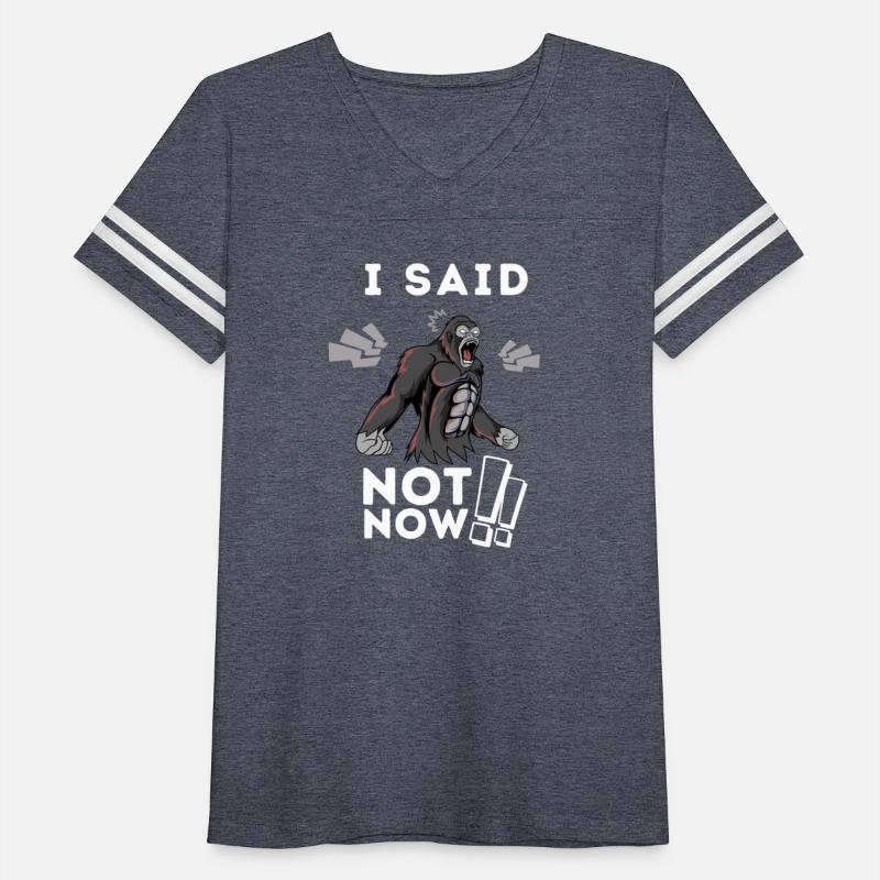 I Said Not Now Angry Gorilla Furious Ape Outraged