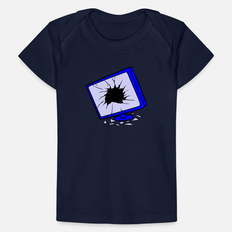 Illustration Logo – Broken Monitor