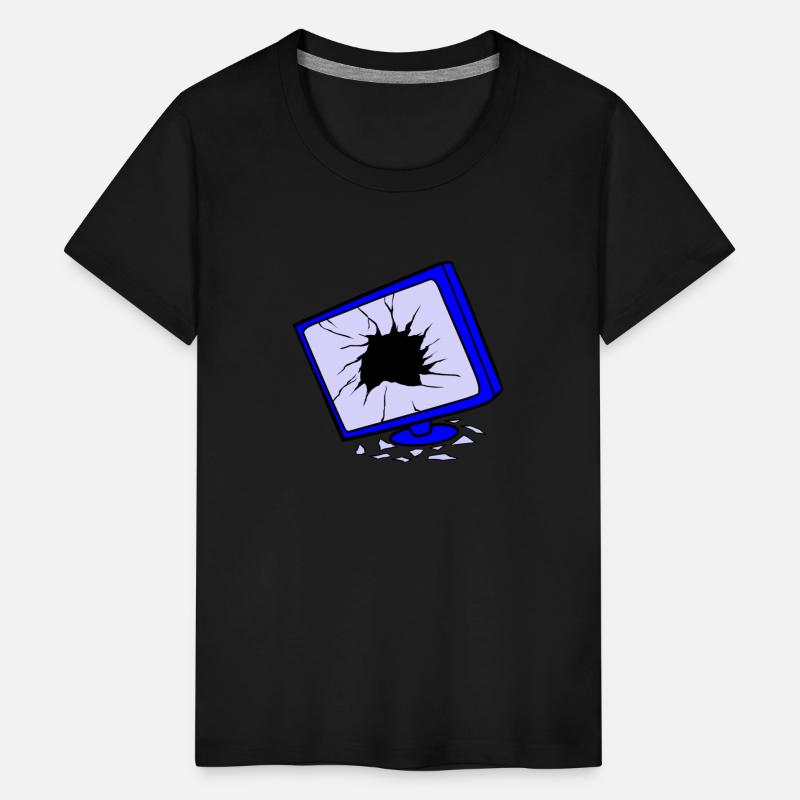 Illustration Logo – Broken Monitor