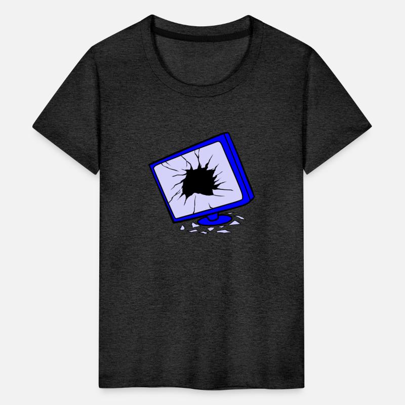 Illustration Logo – Broken Monitor