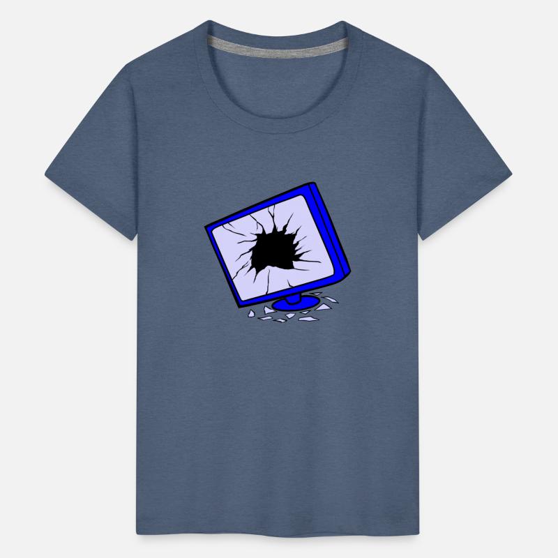 Illustration Logo – Broken Monitor