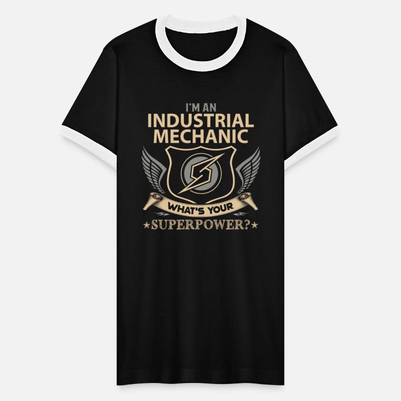 Industrial Mechanic T Shirt - Superpower Job Gift