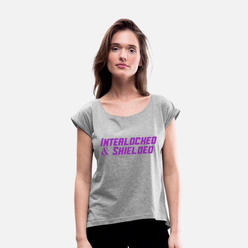 INTERLOCKED & SHIELDED - PURPLE DESIGN