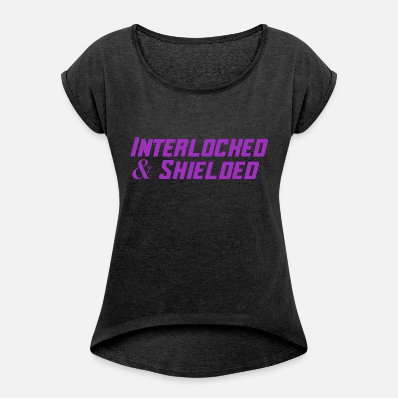 INTERLOCKED & SHIELDED - PURPLE DESIGN